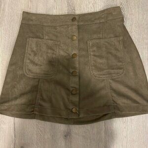 Altar’d State Suede Skirt